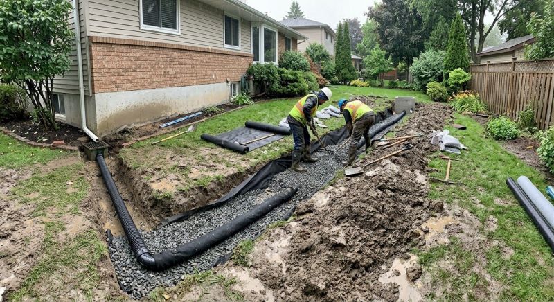 Yard Drain Installation in Tuscaloosa, AL