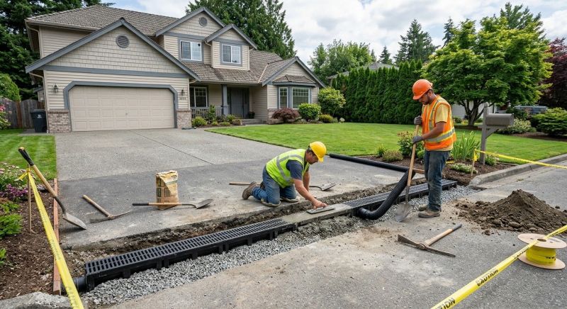 Driveway Water Runoff Service
